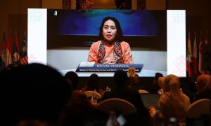 in Bali, Indonesia on Wednesday, Sept. 25, 2024. (AP Photo/Firdia Lisnawati)